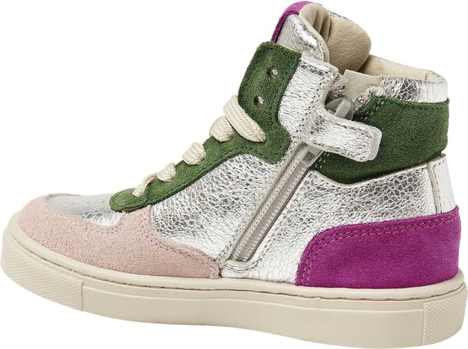 Kipling - ERICA A - Half-hoogMeisjesKindersneakers - Kleur: Metallics - Maat: 36