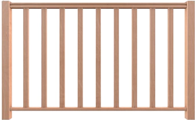 Kordo - Vulklemkit voor houten balustrade - HECTO - Beuk - 1,5 m