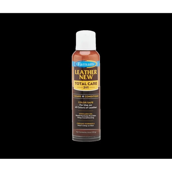 2 in 1 lederen rijzeep Farnam Leather New Total Care 177 ml