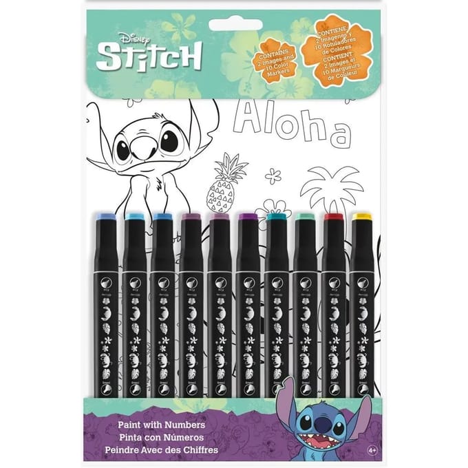 Verf met cijfers Kids Licensing Disney Stitch