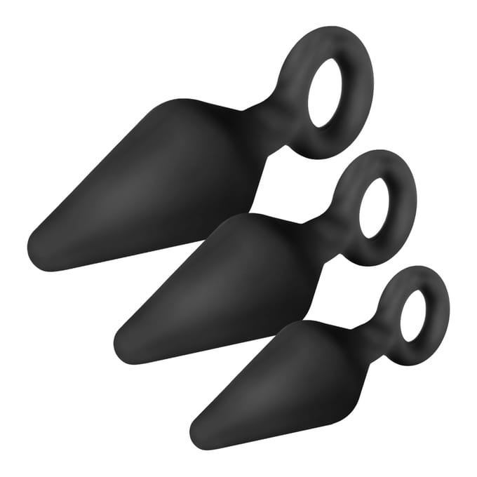 Anal Adventures Platinum - Siliconen Anaal Plug Set