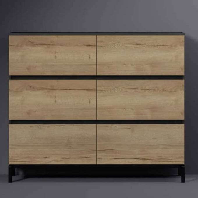 Dressoirkast Cube 155 cm hoog