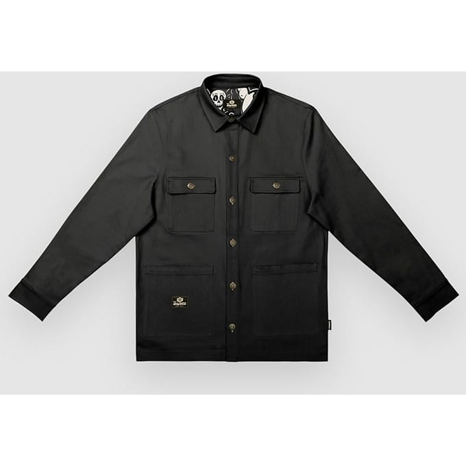 The Dudes Flashy Pattern Over Dave Classic Shirt zwart