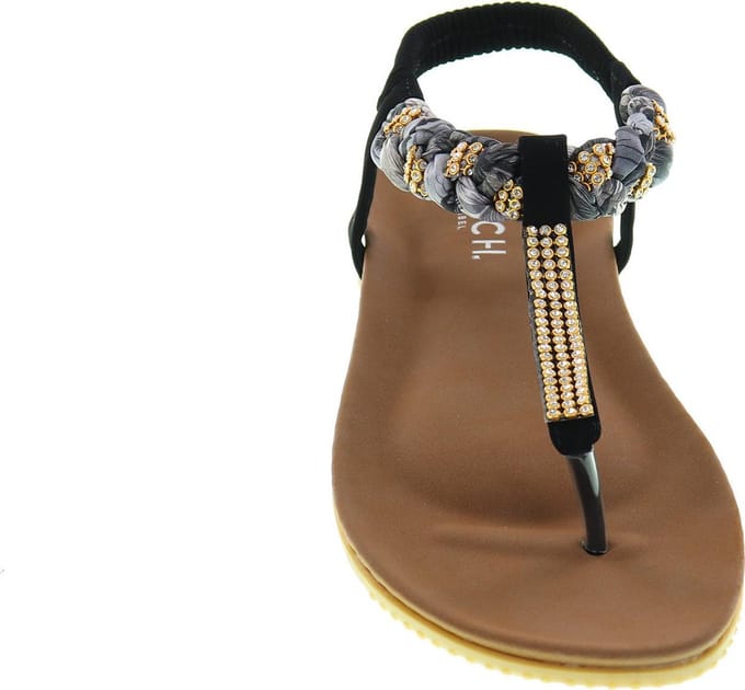 MRCH. Label Eline Dames Sandalen - Zwart - Maat 36