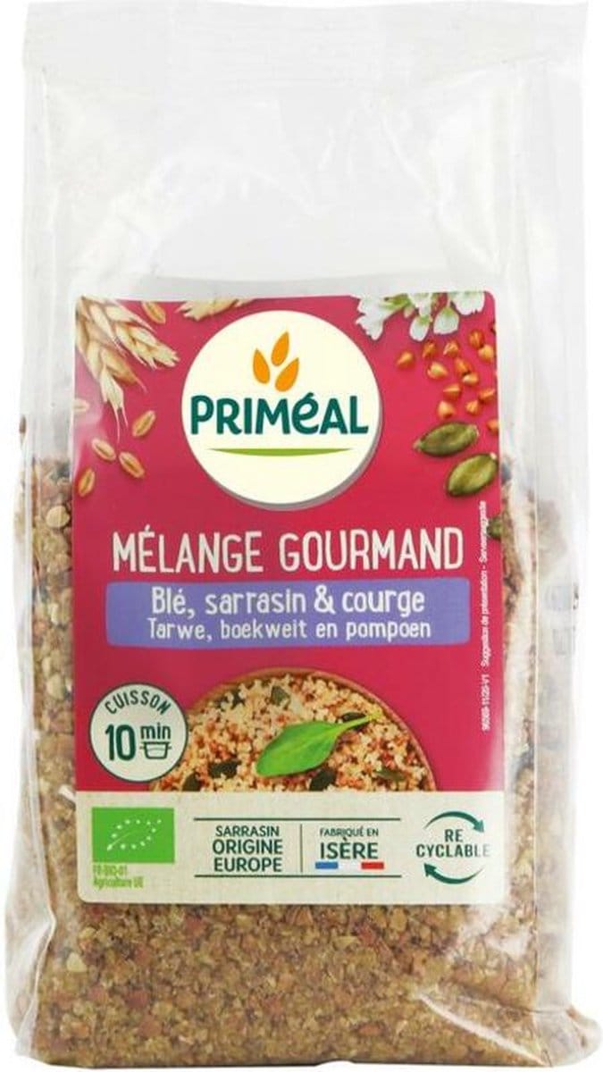 Primeal Granenmix tarwe boekweit pompoen 400 gram