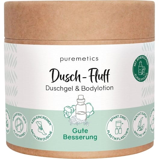 puremetics 3in1 doucheverzorging Dusch-Fluff Beterschap Body scrub Unisex 200 g