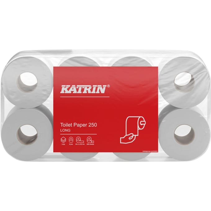 Toiletpapier Katrin 3-laags 250 vel wit 104872