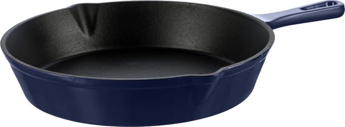 Grand Feu - Geëmailleerde gietijzeren koekenpan - 25 cm - blauw
