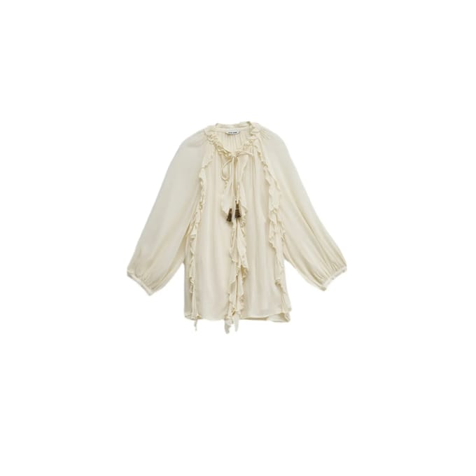 Vrouwenblouse Salsa Jeans Ruffled