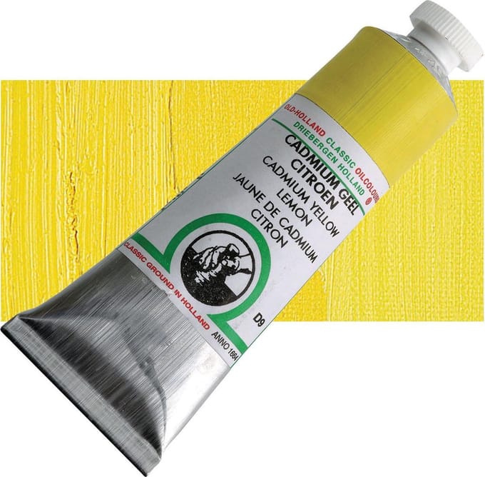 Oil paint Old Holland 40ml – 009 Cadmium Yellow Lemon