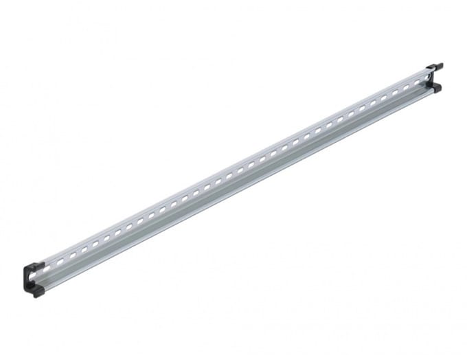 DIN-rail met sleufgaten | 100 x 3,5 x 1,5 cm | staal