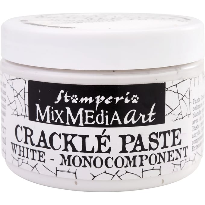 Stamperia "Cracklé Paste" - White