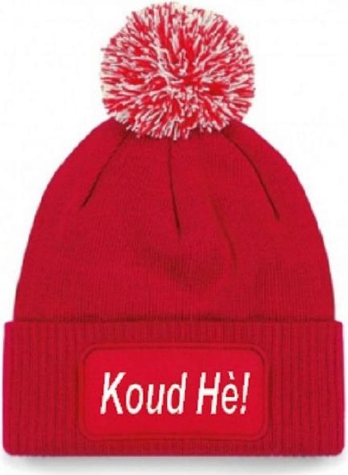 Muts met pompon #KOUD HE!
