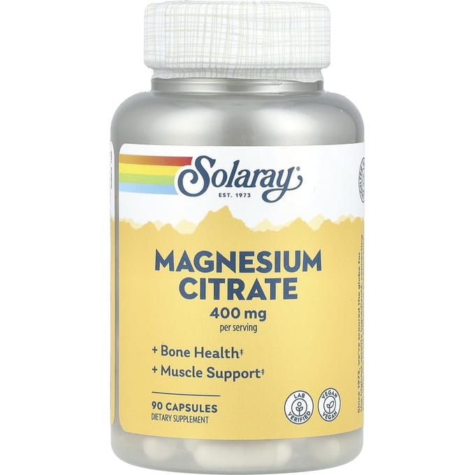Magnesiumcitraat, 400 mg, 90 capsules (133 mg per capsule)