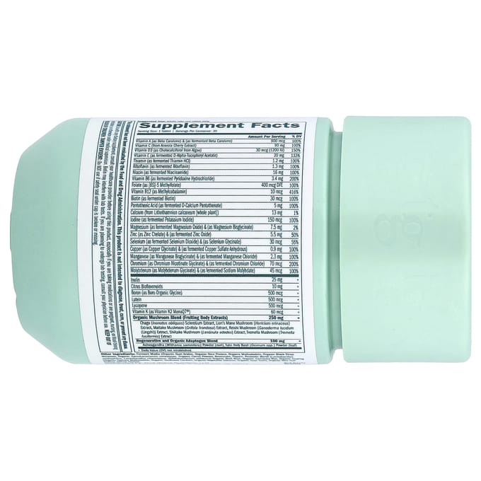 True Grace, One Daily Vrouwenmultivitamine 40+, Vegan, 30 Tabletten