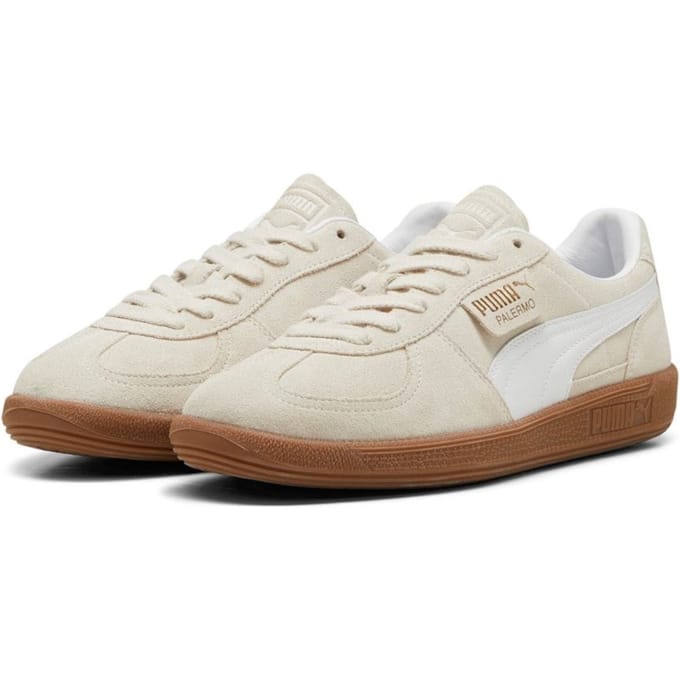 Puma Palermo Suède Dames Witte Sneakers