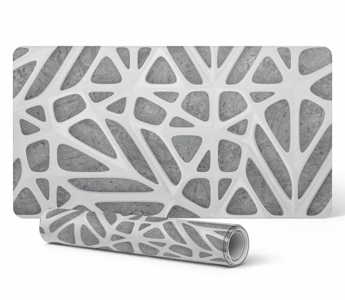 Antislip muis- en toetsenbordmat van organisch gaas, 90x45 cm