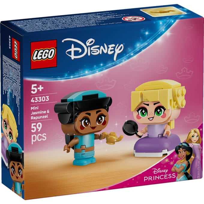 LEGO 43303 Disney Princess Mini Jasmine en Rapunzel Bouwsets