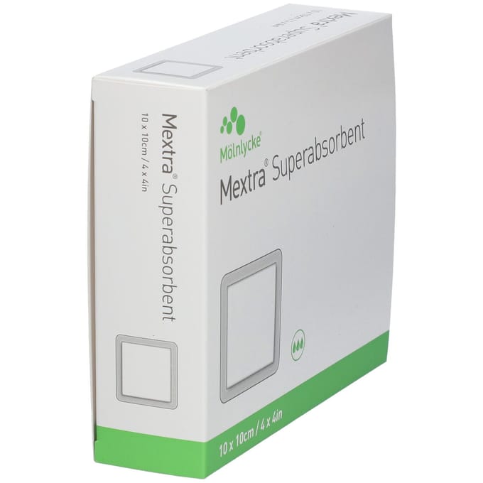 Mextra Superabsorbent Nf 10,0x10,0cm 10 610700