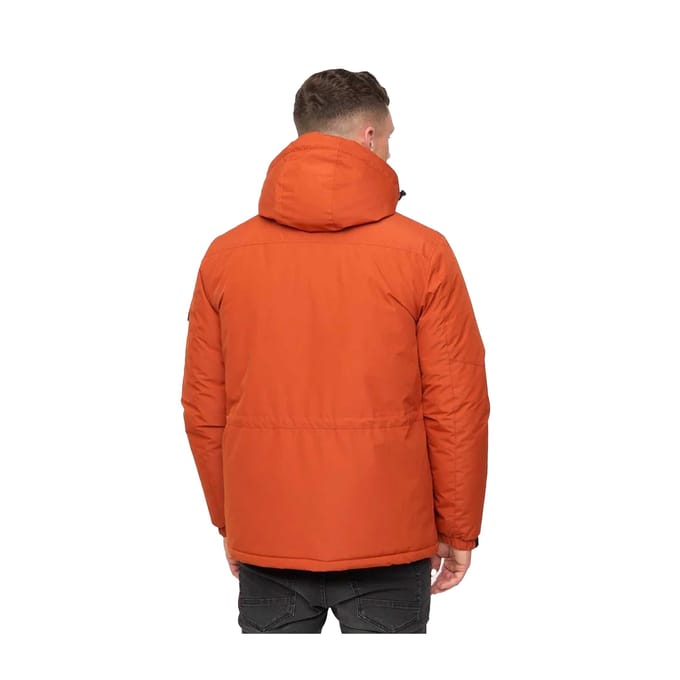 Crosshatch Heren Plentons Jacket (Gebrande Oranje)