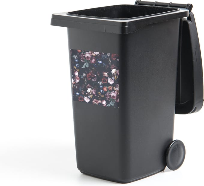 Container sticker Bloemen - Lente - Tuin - 40x40 cm - Kliko sticker
