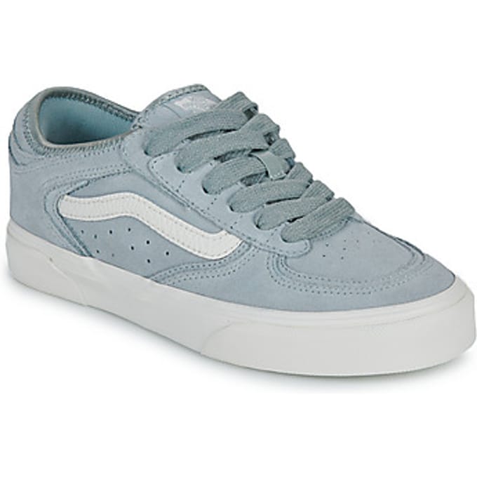 VANS lage unisex sneakers van suède - grijs/roze - EU 37