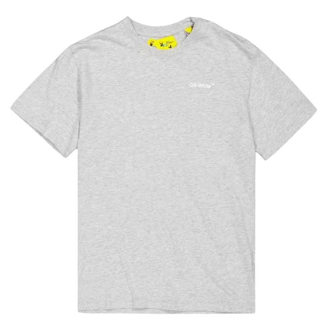Off White Kinderen/Kinderen Monster Logo T-Shirt (Grijs)