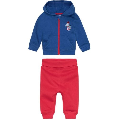 LUPILU Baby joggingpak (Blauw/rood, 50/56)