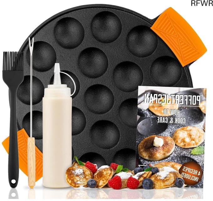 Poffertjespan Electrisch - Poffertjesmaker - Poffertjespannen - Bakplaat