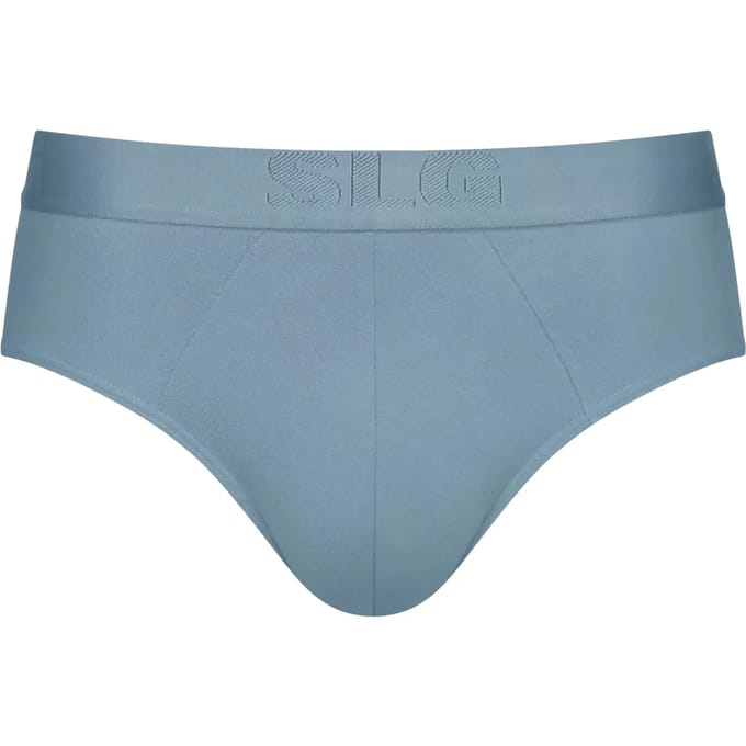Sloggi Men SLG Base Soft Brief - heren slip (2-pack) - licht- en middenblauw
