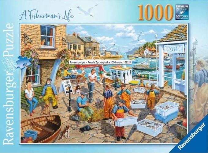 Legpuzzel van 1000 stukjes - Het leven van een visser