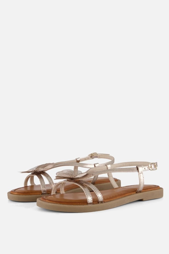 Tamaris Sandalen goud Leer - Maat 38