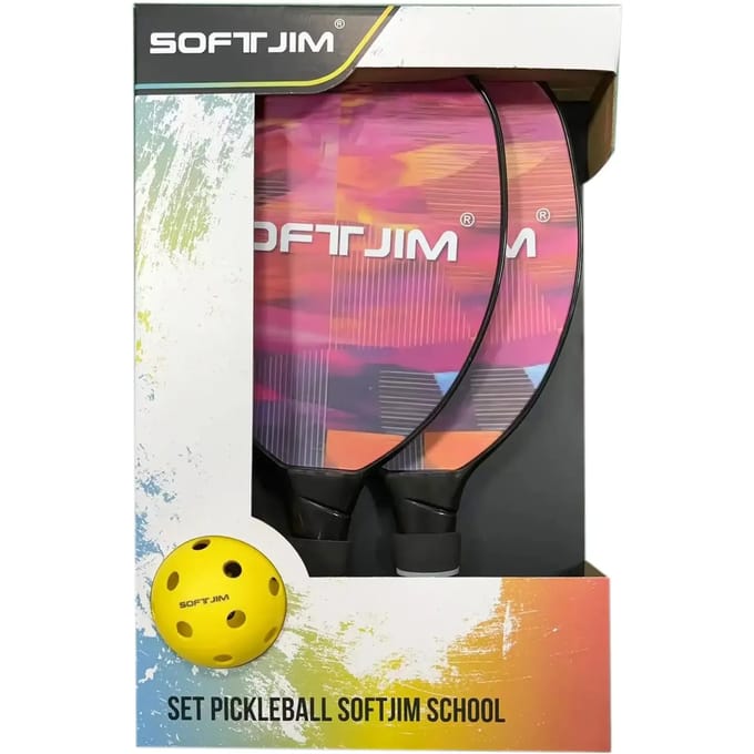 Softjim Set Pickleball-peddel Veelkleurig