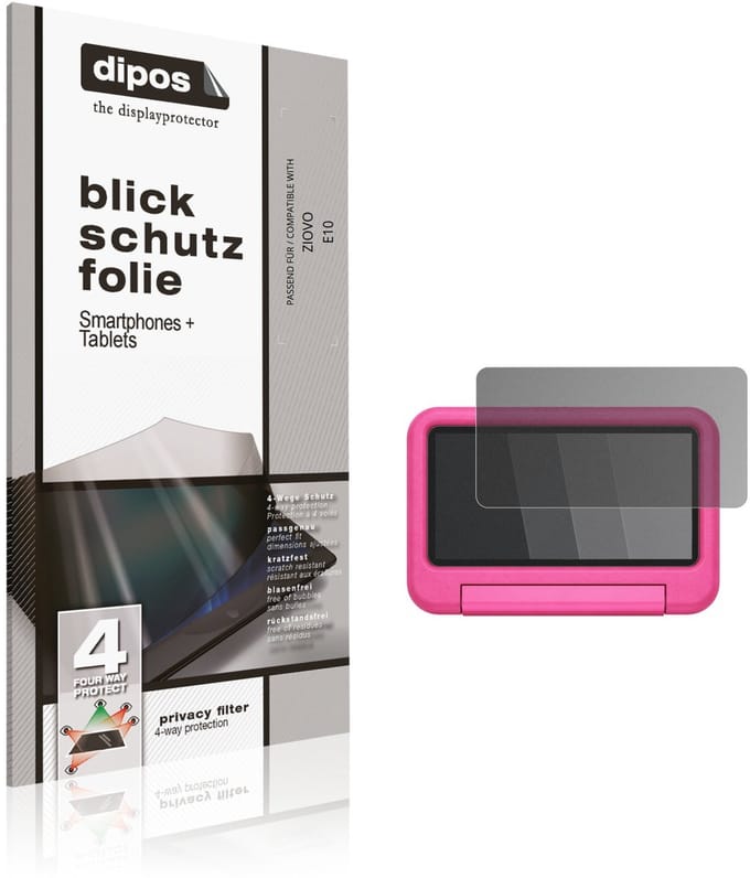 dipos – Matte Privacy Screenprotector geschikt voor ZIOVO E10 | Anti-Spy Beschermfolie