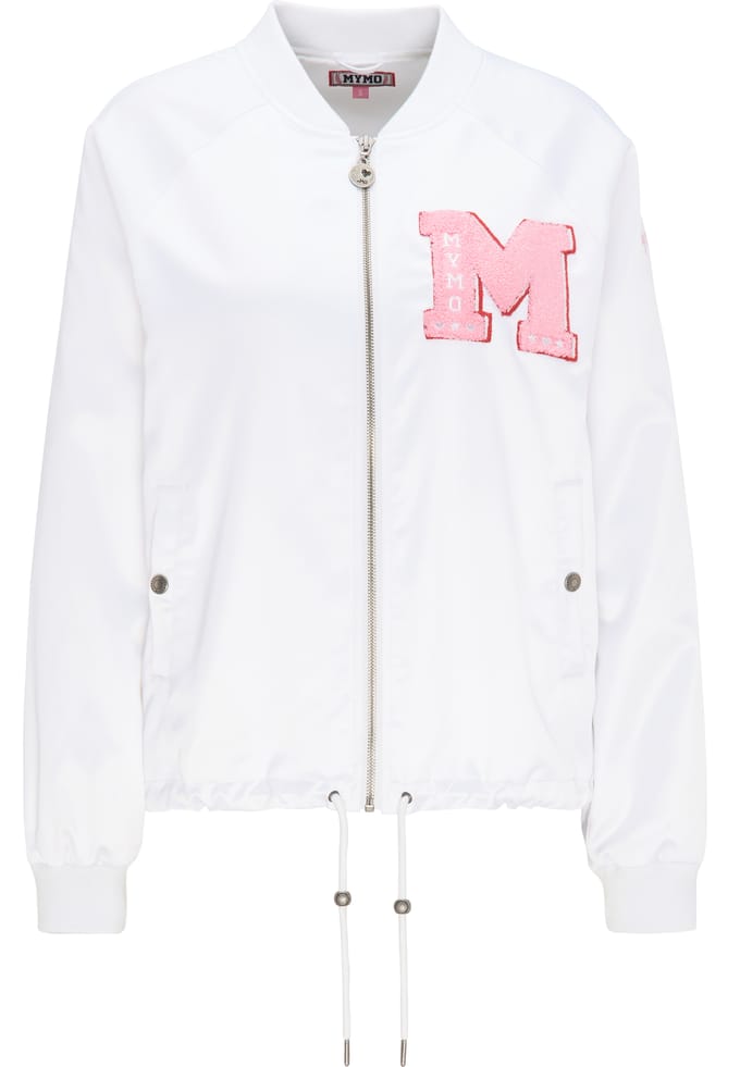 Mymo Satijnen blouson Dames wit