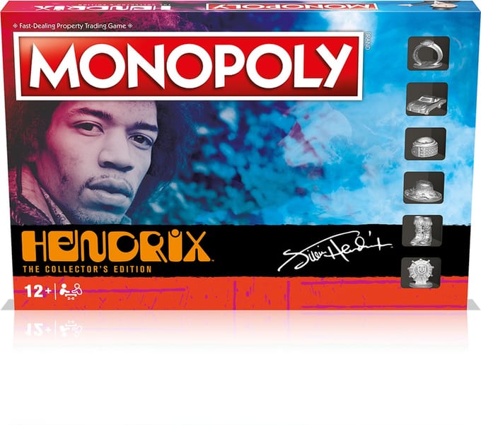 Winning Moves Monopoly - Bordspel - Jimi Hendrix - Engels