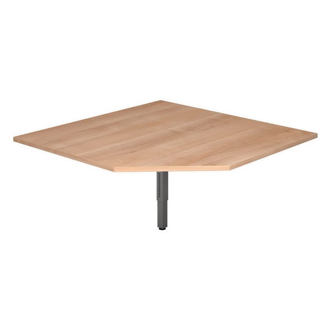 RT12 G - trapeziumvormige plaat 120 x 120 Walnoot