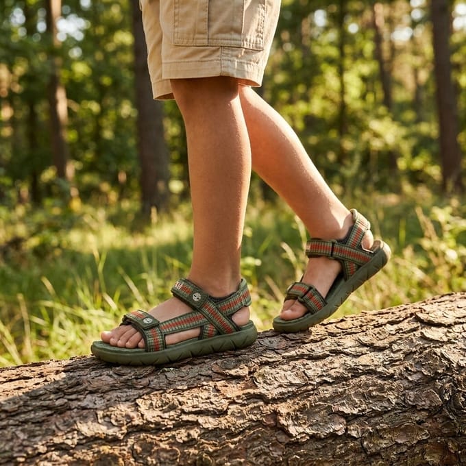 Timberland Timberland Perkins Row Webbing Sandalen groen