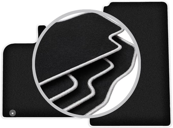 CARLUX-SILVER automatten voor: Smart ForTwo II hatchback (2007-2014)