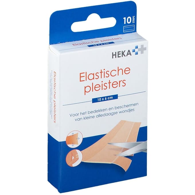 Hekaplast Elastisch Textiel 10x6cm 1 Pleister