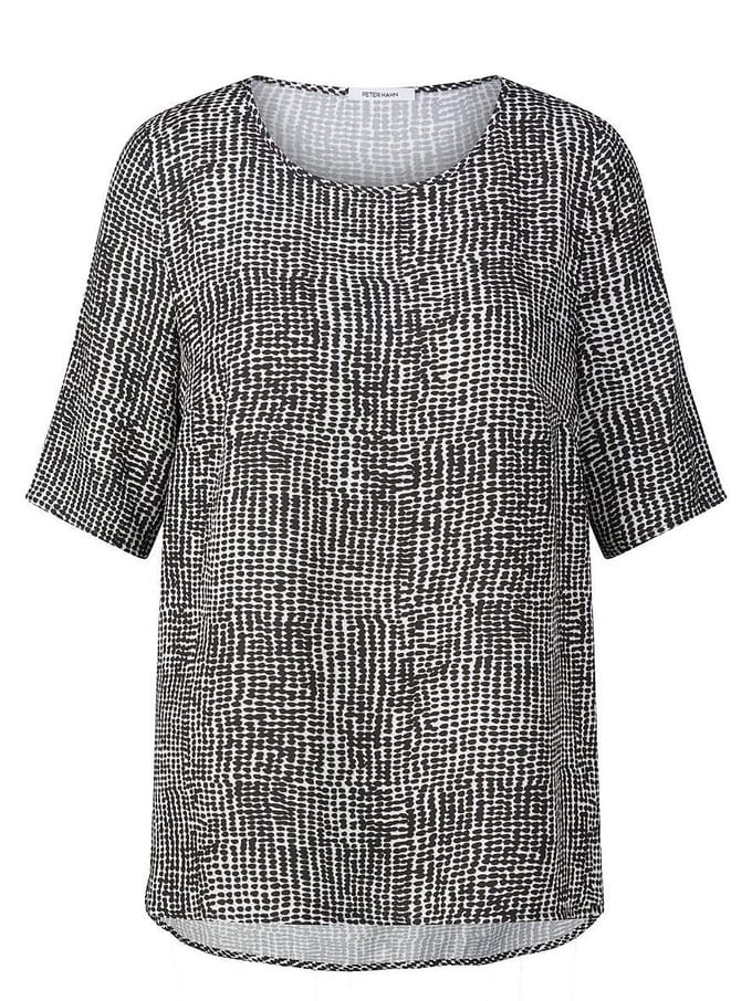 Blouse Van Peter Hahn zwart