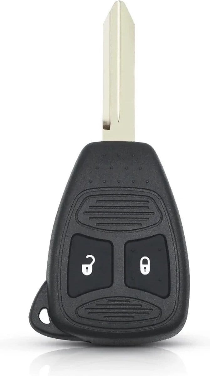 XEOD Autosleutelbehuizing - sleutelbehuizing auto - sleutel - Autosleutel / Geschikt voor: Dodge, Chrysler & Jeep 2 knops