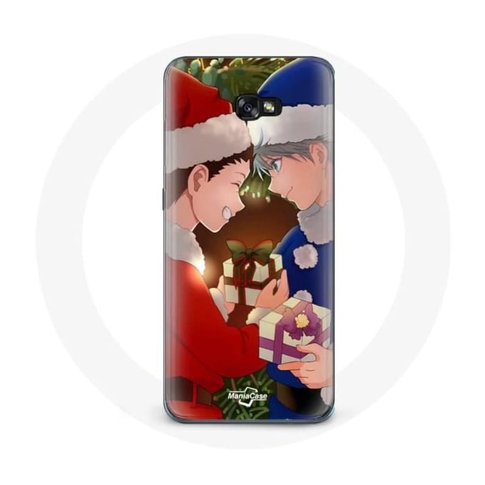 Coque pour Samsung Galaxy A8 2016 Hunter x Hunter Gon Freecss et Killua Zoldyck Christmas Day Anime Manga