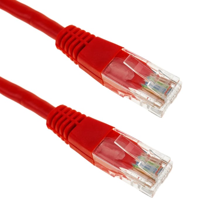 BeMatik - 3 m rode Cat.5e UTP Ethernet-netwerkkabel