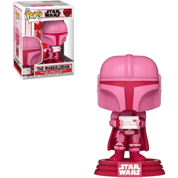 Funko Star Wars - Valentines POP! Star Wars The Mandalorian 9 cm Verzamelfiguur - Multicolours