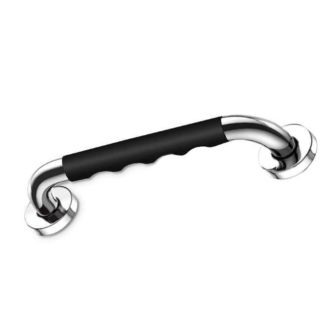 RVS Handgrepen Roestbestendigheid Douche Handgreep met Antislip Siliconen voor black