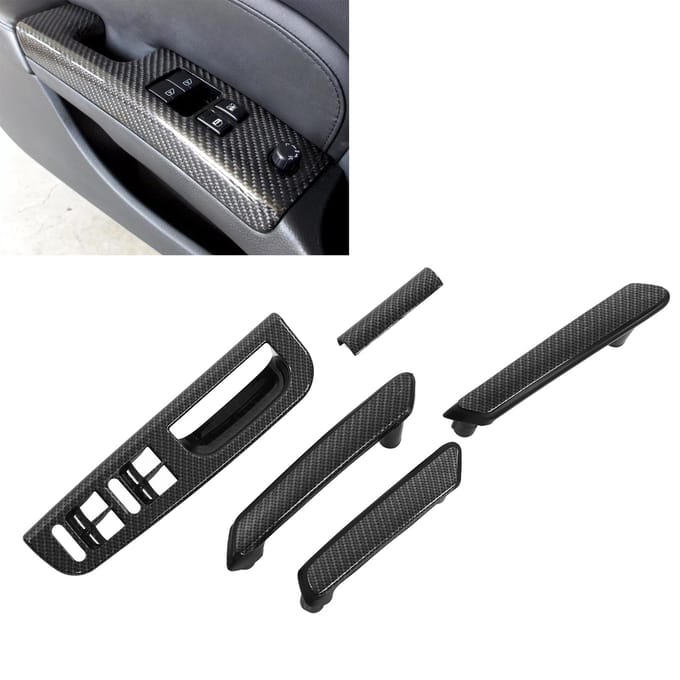 Interieur Deurklink Hefpaneel Frame Koolstofvezel Stijl 3B0867172 Auto Interieur Accessoires gray