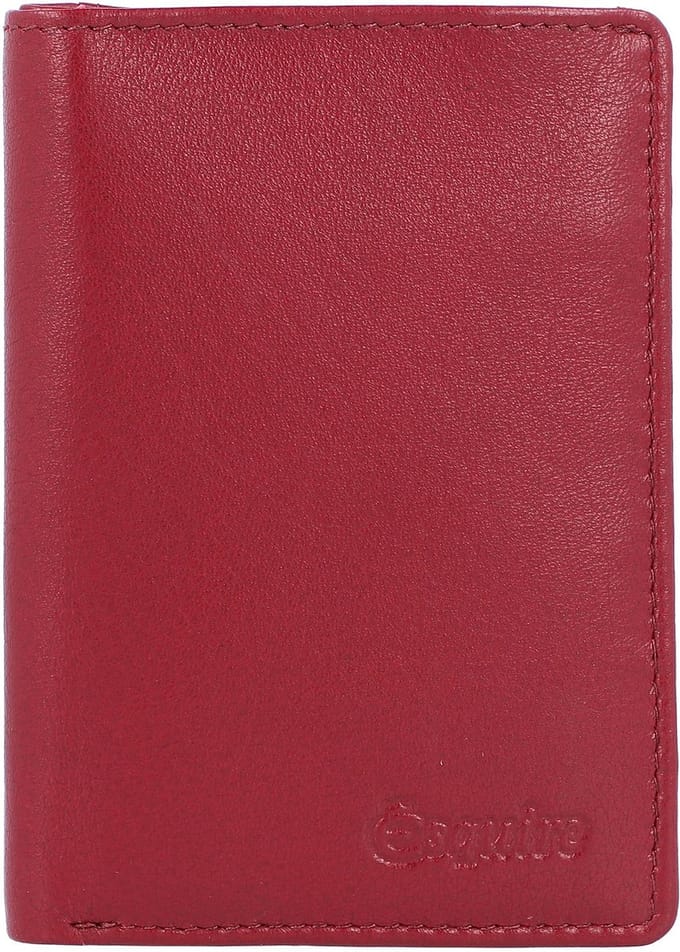 Esquire Oslo creditcard etui RFID leer 7,5 cm - 6 Sleuven - rot