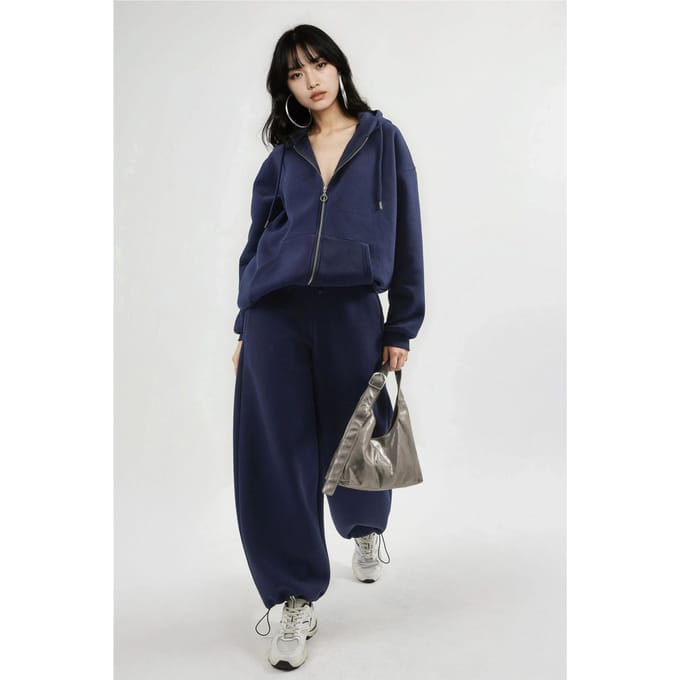 Dames Lange Fleece Joggingbroek