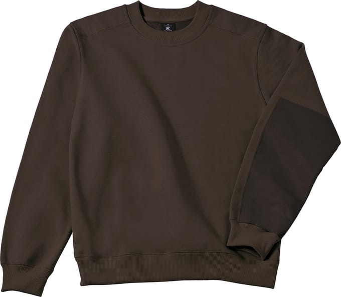 Workwear Sweater 'Hero Pro' B&C Collectie maat 4XL Bruin